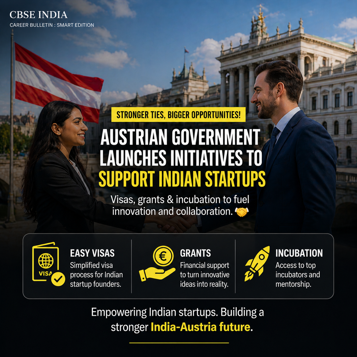 Austria Partners with Indian Startups: Visas and Grants Available