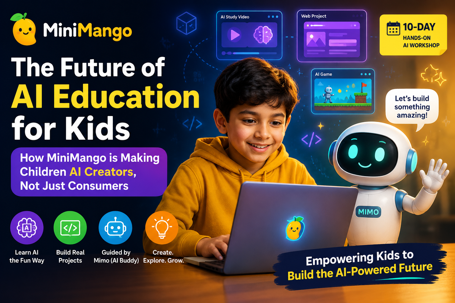 MiniMango Empowers Kids to Become AI Creators with Innovative Learning